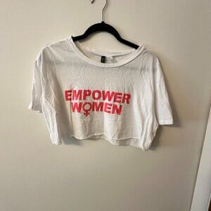 Empower Women Crop Tee
